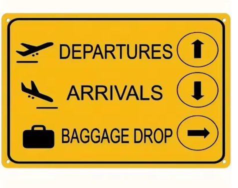 Metalplate Airport Style